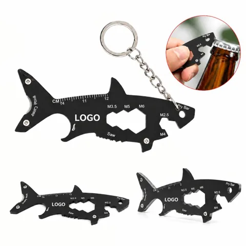 Compact Multi-Function Steel Survival Tool for Camping