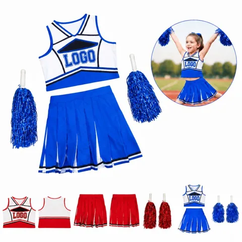 Breathable Cheerleader Outfit Set for Performance