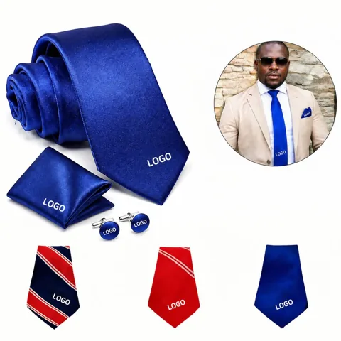 Woven Polyester Tie for Formal Business Attire