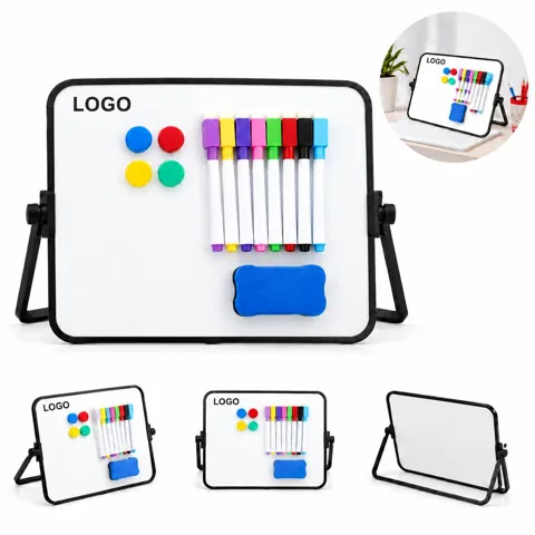 Magnetic Dual-Surface Whiteboard for Office Classroom Home