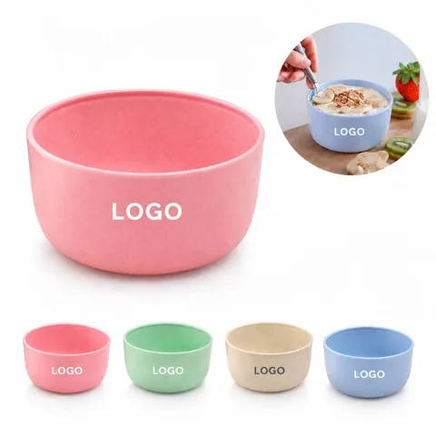 Non-Slip Wheat Straw Rice Bowl for Everyday Meals