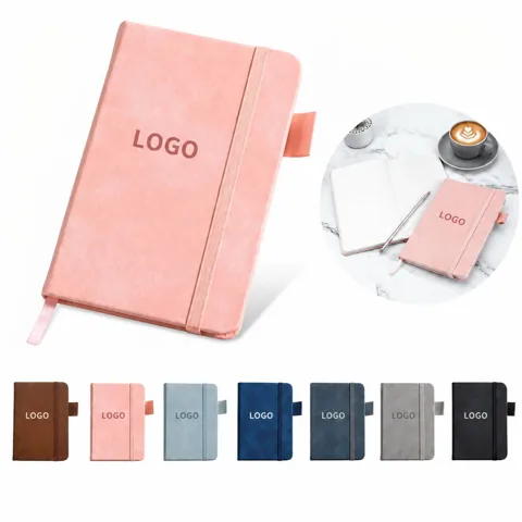 Refillable A7 Leather Pocket Notebook with Pen Loop