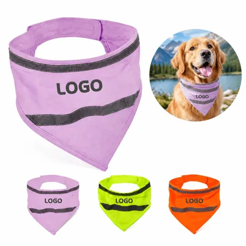 Reflective Safety Triangle Bandana for Pets