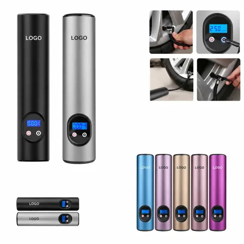 Portable Handheld Tire Inflator with Pressure Gauge