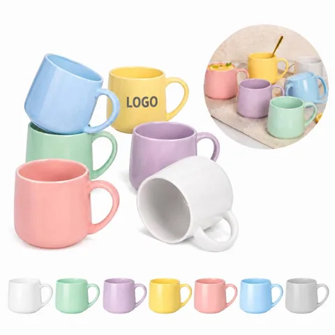 Pastel Macaron Water Cup with Secure Lid for Daily Use