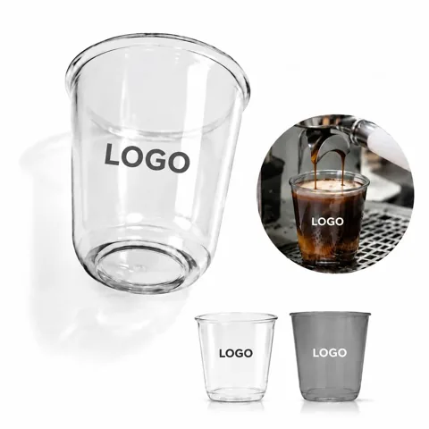 Clear PET Disposable Cups for Cold Drinks