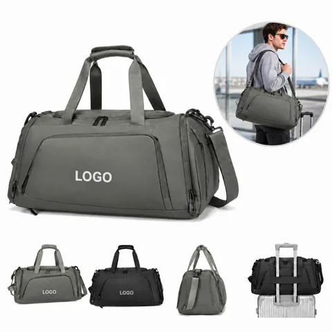 Large Travel Duffel Bag with Compartments Water Resistant