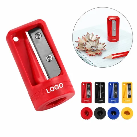 Compact Durable Plastic Pencil Sharpener for Home School