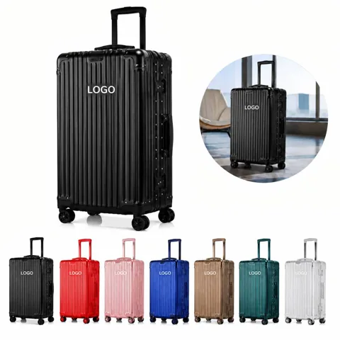 Hard Shell Aluminum Carry-On Suitcase with TSA Lock