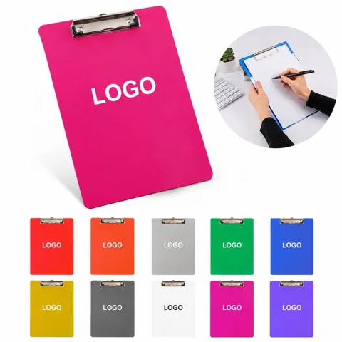 Portable Foldable A4 Clipboard with Rigid Hardcover