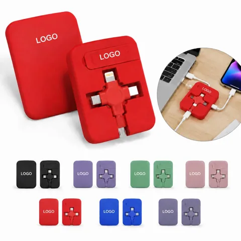 Multi-Device Charging Cord Compact Durable Design
