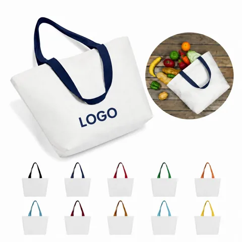 Durable Canvas Tote Bag for Everyday Shopping Work Travel