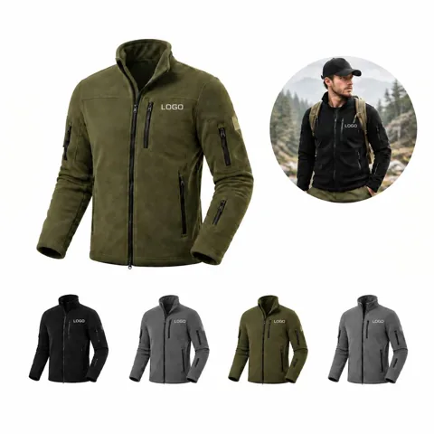 Warm Fleece Tactical Jacket for Outdoor Layering