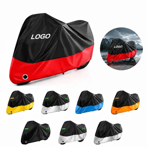 Waterproof Outdoor Motorcycle Cover with Ventilation