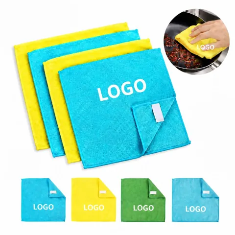 Lint-Free Reusable Cleaning Cloth for Dusting Polishing
