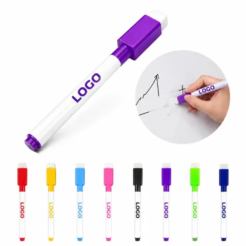 Dry-Erase Marker Cap Eraser Felt Tip Refill
