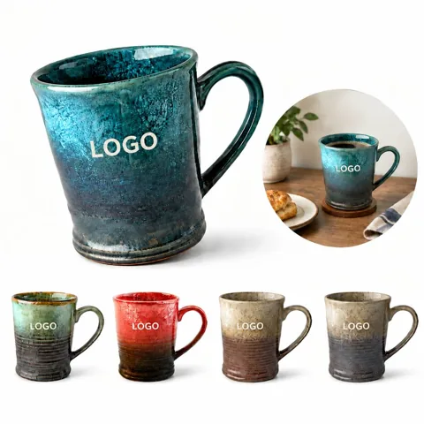 Customizable Large Ceramic Mug for Coffee and Tea