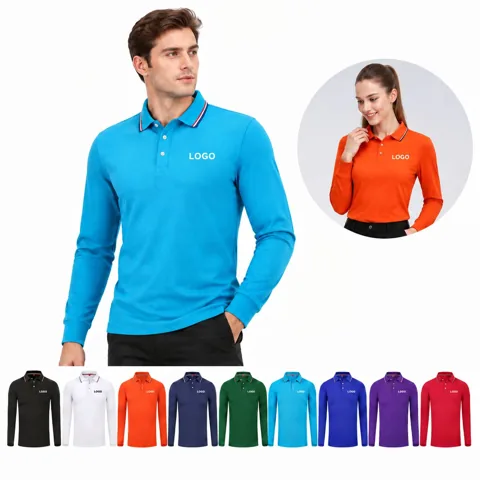 Embroidered Cotton-Blend Team Polo Shirts