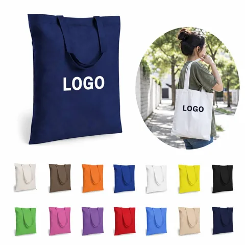 Water-Resistant Canvas Tote for Reusable Grocery Shopping