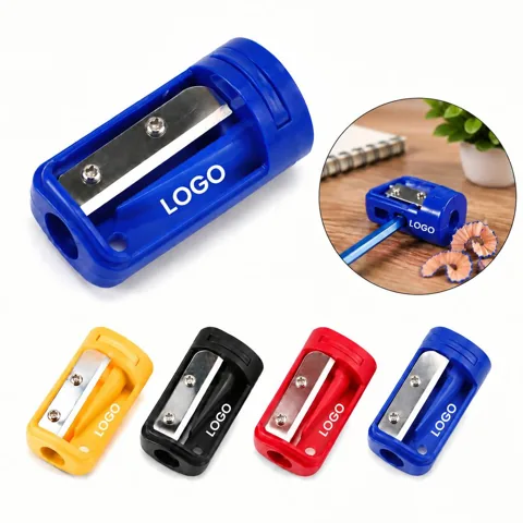 Compact Multifunctional Pencil Sharpener with Shavings