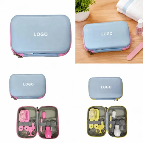 8-Piece Baby Grooming Kit with EVA Storage Bag
