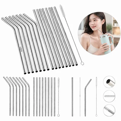 Eco-Friendly Stainless Steel Reusable Drinking Straw