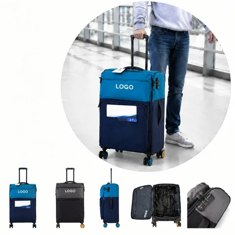 Lightweight Expandable Oxford Cloth Trolley Luggage
