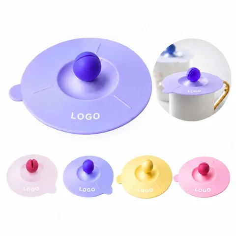 Food-Grade Silicone Cup Lid for Most Mugs and Glasses