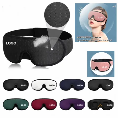 Ergonomic Contoured Eye Mask for Sleep