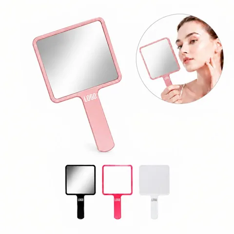 Portable Compact ABS Beauty Mirror with Stand