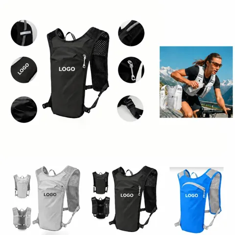 Compact Trail Hydration Pack with Reservoir Hose