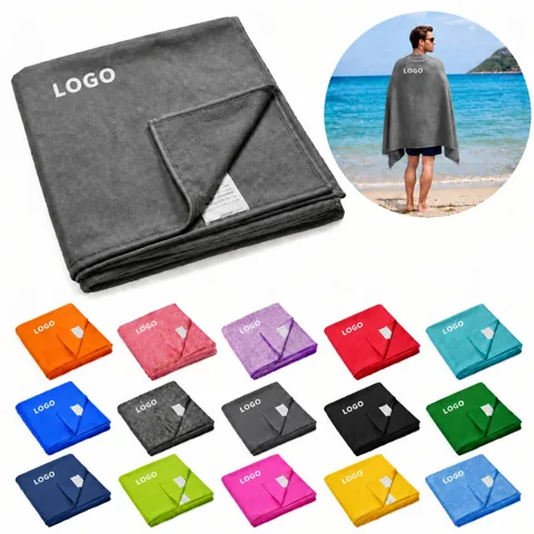 Quick-Dry Microfiber Beach Towel for Travel and Pool