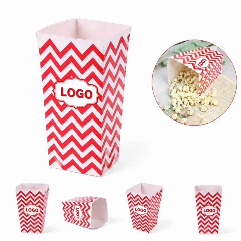 Disposable Foldable Paper Popcorn Container