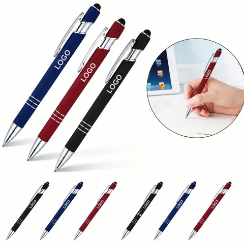 2-in-1 Comfort Grip Stylus & Ballpoint Pen Set