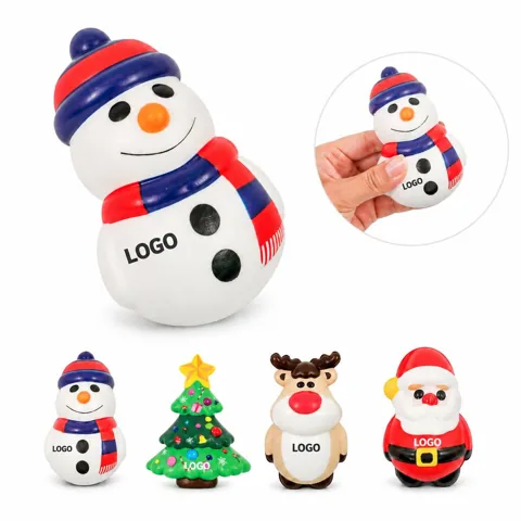 Christmas Holiday Squeezable Stress Relief Toys