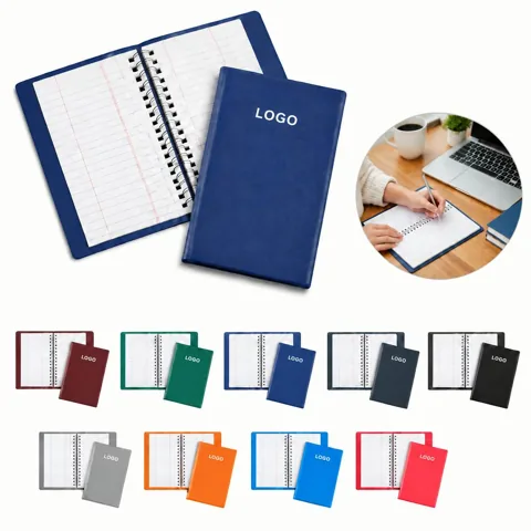 Spiral-Bound Tally Notebook with Durable Cover