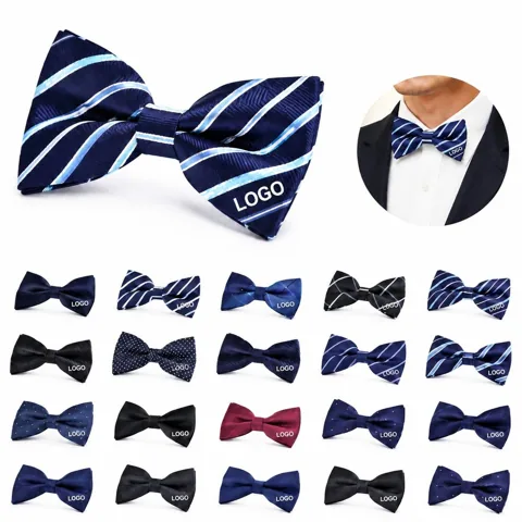 Adjustable Formal Groom Bow Tie for Wedding Tuxedo