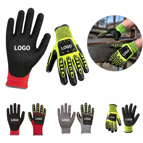 Latex Coated Grip Work Gloves