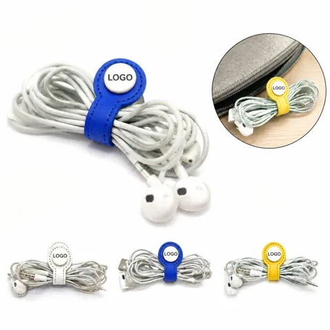 Tangle-Free Earphone Cord Clip Compact Cable Keeper
