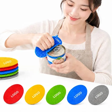 Silicone Jar Lid Gripper Mat, Non-Slip Kitchen Opener Aid
