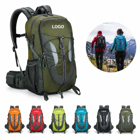 Water-Resistant Heavy-Duty Outdoor Hiking Backpack