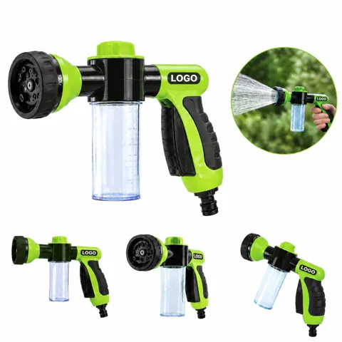 Adjustable Foam Garden Spray Gun with 8 Modes