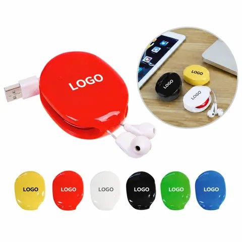 Tangle-Free Retractable Roll Cord Organizer for Cables