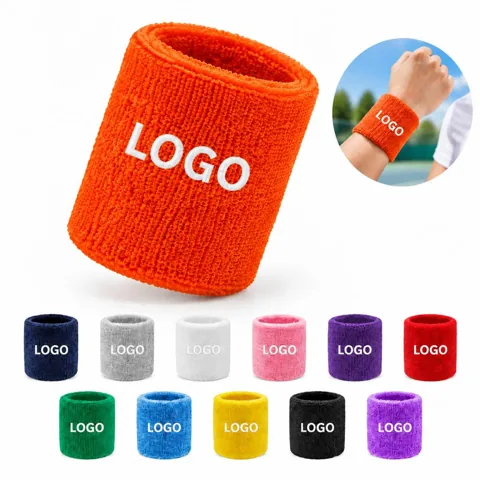 Moisture-Wicking Athletic Wrist Support Wrap for Sports