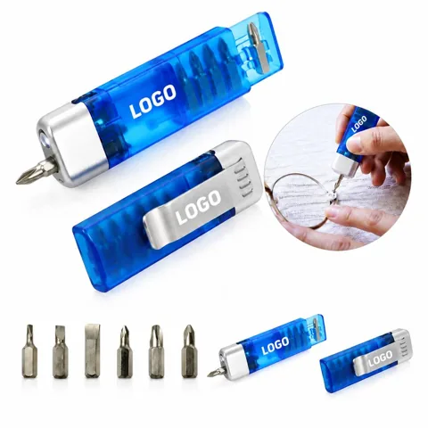 Compact Multi-Function Flashlight Clip for Hands-Free Use