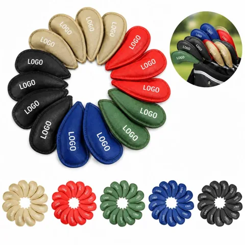 Protective Golf Iron Head Cover with Soft Lining