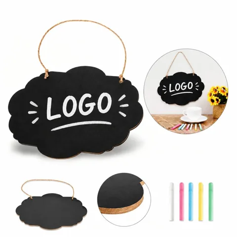 Mini Natural Wood Hanging Decorative Sign for Home