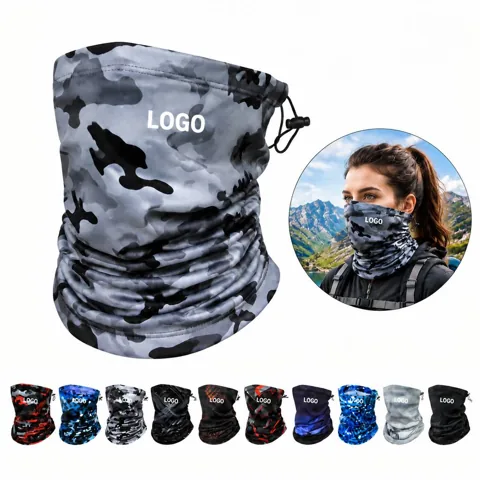 Thermal Fleece-Lined Neck Gaiter Face Cover for Cold Weather