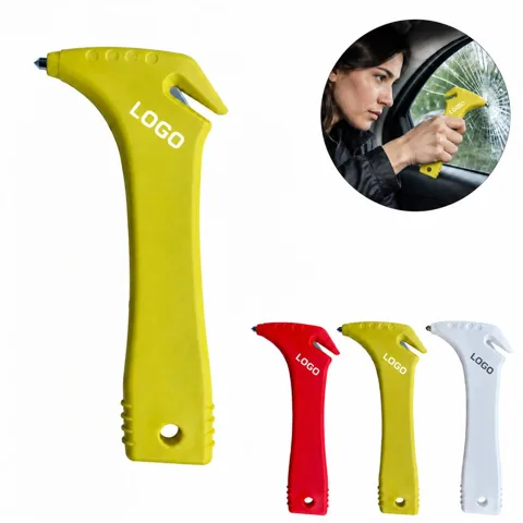 Car Window Breaker with Seatbelt Cutter