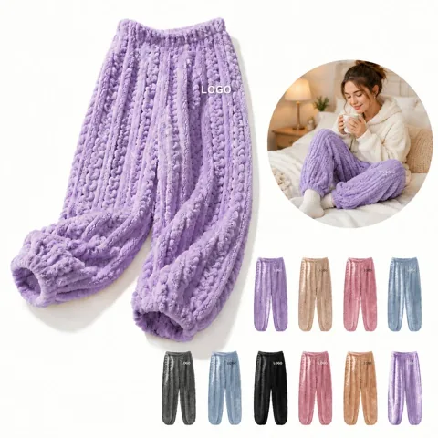 Winter Lounge Pants with Soft Brushed Fleece